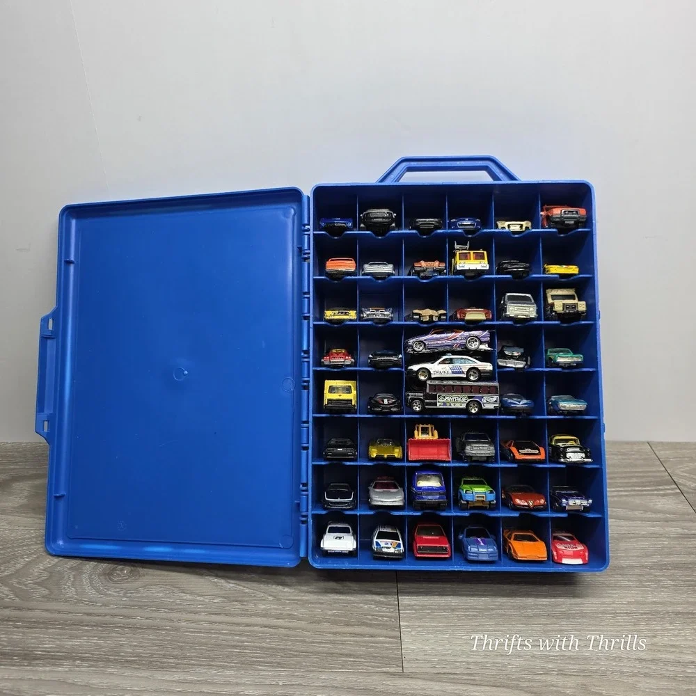 Hotwheels 48 Car Carry Case Style No. 20020 -‎ Full 48+ Cars Mixed Brands/Years